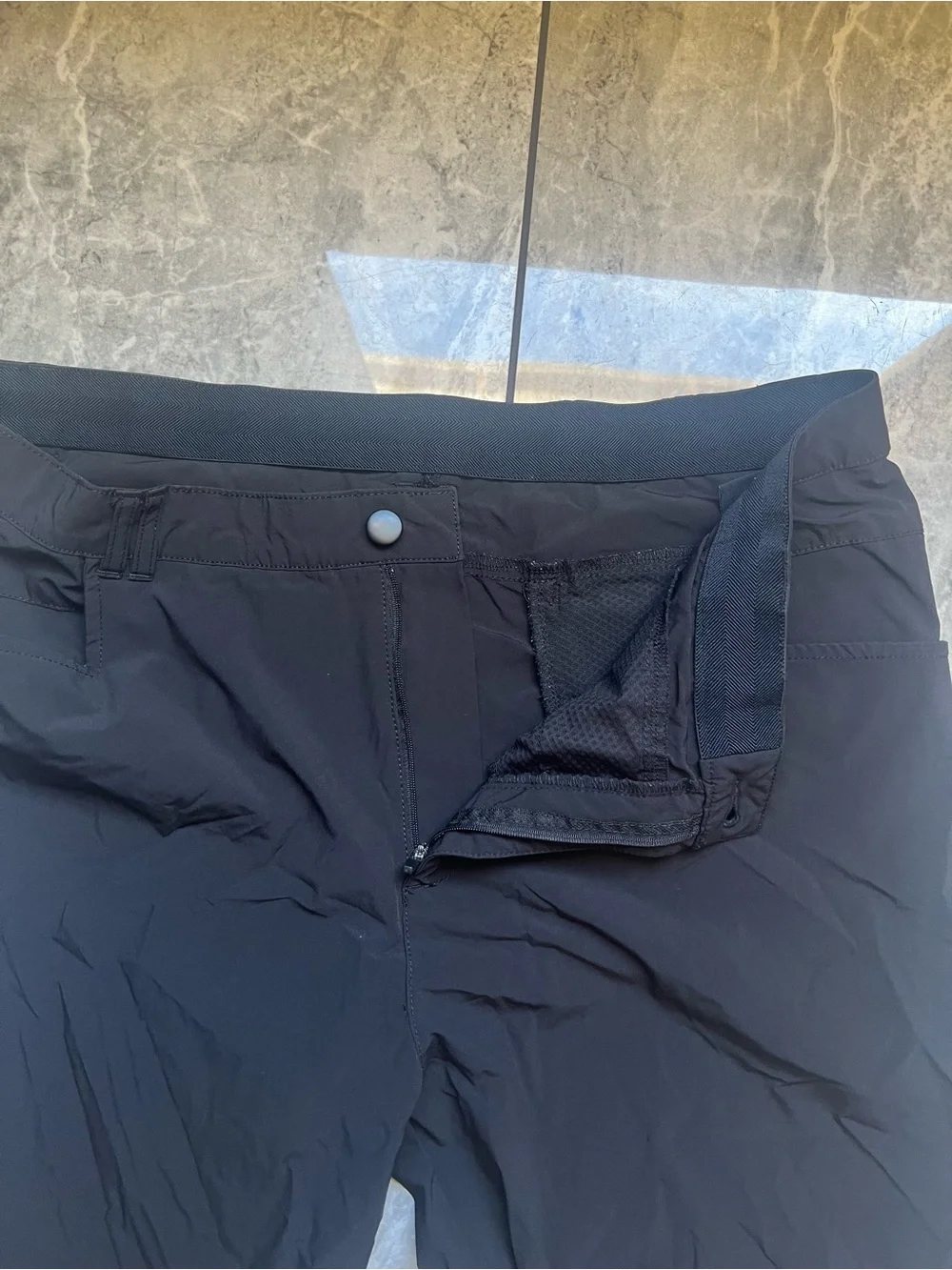 BYLT Basics Men Ace Jogger Performance Pants Black Athleisure Golf Lightweight38